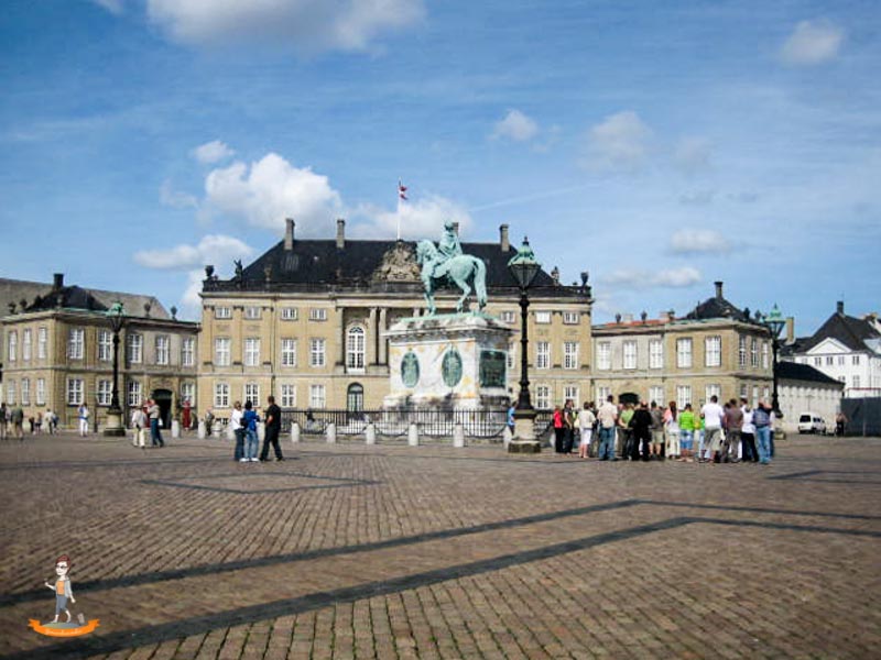 Daenmark Kopenhagen Amalienborg