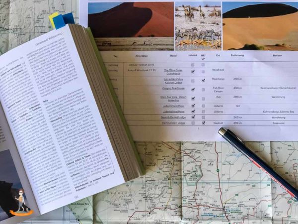 Planung Namibia Planung Namibia