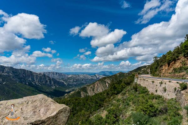 Sardinien Berpanorama Sardinien Berge