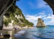 Reiseziel im Winter Cathedral Cave Neuseeland